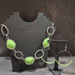 Haute Heirloom Green Necklace - & Hoops by Bretta
